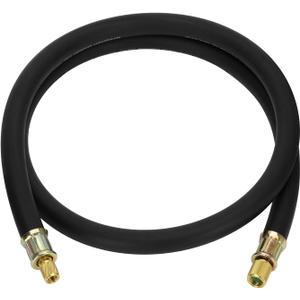 High-Flow HVAC Vacuum Certified Refrigerant Hose-3/8" to 1/4" Fittings,1/2" Internal Diameter,20 Microns Vacuum, 6 - Feet for Fast Evacuation & Recovery