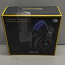 Gaming Headset for PC/PS4/PS5/Xbox One/Switch, Stereo Surround Sound Gaming Headphones with Noise Canceling Flexible Mic, Computer Headset with 3.5mm Jack & RGB Light(Blue)