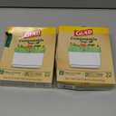 Pack Of 2 Glad Kitchen Compost Bags, 2.6 Gallon Small Flat Top Bags, Unscented, 22 Count (Package May Vary)