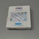 2 Pack OFFIDIX Calculator 12 Digit Large LCD Display,Basic Desktop Big Button Calculator,Dual Power Solar Calculator for Office,School,Home(Blue)