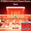 I-THERA-U iTHERAU 2 Person Infrared Sauna Box for Home, Portable Steam Sauna Room with 660nm＆850nm Red Light Therapy Lamp, 5-Layer Waterproof, 2 Steamers, 2 Folding Chair
