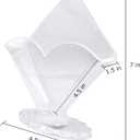 Cocktail Napkin Holder 2 Pack, Acrylic Clear Coffee Filter Holder, Modern Design, Decorative Caddy Holder for Tables and Kitchen Decor