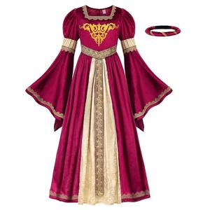 ReliBeauty Medieval Princess Costume for Girls,130