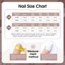 5 x JODSONE Press on Nails Gold Square Cat Eye Handmade 3D Fake Nail Tips Reuseable Fashionable Design Long Lasting Fit Easy to Create Exquisite Fingertips- Small