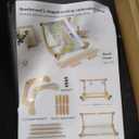 Airo Adjustable Embroidery Table Stand,with 2 Size Rods (11.8" & 15.3"), Cross Stitch Holder for Hand Work & Lap Stitching with Both Hands Free