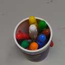 JUPITEARTH 8 Colors Twist Crayons for Toddlers 1-3, Non-Toxic Washable Crayons for Ages 4-8 with StorageBucket, Ultra-Silky and Easy to Hold Art Supplies,Ideal Christmas Gift for Boys and Girls