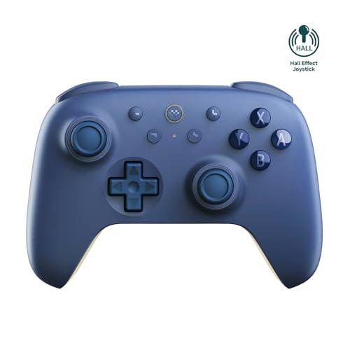 8BitDo Ultimate 2C Bluetooth Controller for Switch, Switch 2, Hall Effect Joysticks, Wake-up Switch 1, Non-linear Digital Triggers, Remappable L4/R4 Bumpers, 6-axis Motion Control and Rumble Vibration - Dark Blue