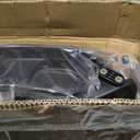 Baby High Chair, High Chairs for Babies and Toddlers, Convertible Folding High Chair with Removable Tray 5 Point Harness Footrest Detachable PU Cushion, Portable Highchair for Baby Toddlers (Black)