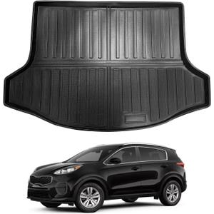 Vanseno Cargo Liner for Kia Sportage 2010-2017 Trunk Mat Cargo Mat All Weather TPE Rubber Protection Mat for 2010 2012 2013 2014 2015 2016 2017 Kia Sportage Accessories