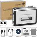 DigitNowCassette Tape To MP3 CD Converter Via USB,Portable USB Cassette Tape Player Capture MP3 Audio Music,Compatible With Laptop and Personal Computer,Convert Walkman Tape Cassette To MP3 Format