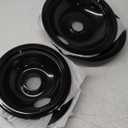 5304430149 and 5304430150 Porcelain Burner Drip Pan Bowls Replacement 318067041 and 318067051 Electric Range Cooktop By AMI PARTS Includes 2 8-Inch and 2 6-Inch Pans