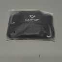 COFOF Weight Lifting Wrist Strap, Double Layer Leather Wrist Strap for Deadlift and Powerlifting, Adjustable Neoprene Padded Gym Workout Lifting Hooks (Pair) (Midnight Black)