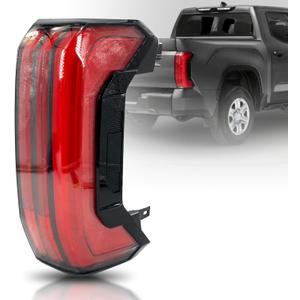 LED Tail Light Rear Lamp Assembly Compatible with Toyota Tundra 2022 2023 2024 2025 Right Passenger Side Replace# 81550-0C200 815500C200 (5-PIN, LED Type Sequential Pattern) LED Tail Light Rear Lamp Assembly Compatible with Toyota Tundra 2022 2023 2024 2025 Right Passenger Side Replace# 81550-0C200 815500C200 (5-PIN, LED Type Sequential Pattern)
