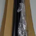 CorkLatta Black Shower Curtain Rod 31 to 80 Inch,1 Inch Diameter Adjustable Spring Tension Stainless Steel Telescoping Rod,Easy Install,No Rust