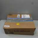 GarveeHome 5x7 Area Rug for Living Room Scalloped Washable Large Bedroom Rug Non Slip Stain Resistant Modern Border Dining Room Throw Carpet Scalloped Boho Rug for Home Decor Office Nursery, Brown