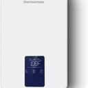 Mini Tankless Water Heater Electric 110V ~ 120V for Sink, ThermoMate 4.5kW 37.5A at 120V Small Point of Use Water Heater CSA Approved, Must HardWird Requiring 10AWG Wire