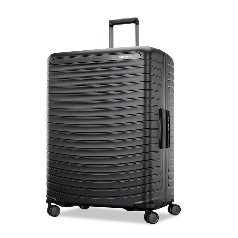 Samsonite UpLIFT X-Large Checked Hardside Luggage with Spinner Wheels - Airline-Approved, TSA Lock, Adjustable Handle System - Polycarbonate Hard Suitcase for Ultra Lightweight Travel - Phantom Black