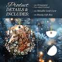 4 x Horse Ornament 2025  White Elephant Gift for Horse Lover, Horse Lover Gift, Rustic Farmhouse Holiday Tree Decoration, Animal Art Home Dcor Keepsake