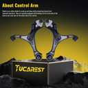 TUCAREST 520-695 520-696 (Pair) Front Lower Control Arm and Ball Joint Assembly Fit For 2012-2015 Ho-nda Civic, 13-15 Ac-ura ILX [# 51360TR7A51 51350TX7A02 51360TR7A11 51350TR7A11 K623612 K623613]