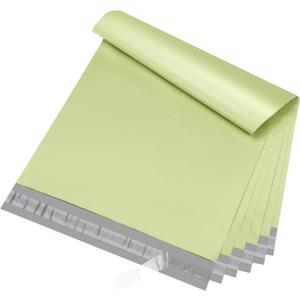 Metronic Large Poly Mailers 19x24 100Pcs, Strong Adensive Shipping Bags for Clothing, Waterproof Mailers Bags for Small Business, Shipping Envelopes, Tear-resistant Packing Bags in Avocado Green