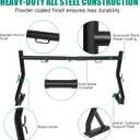 Non-Drilling Truck Rack, Heavy Duty Steel Extendable Truck Bed Ladder Rack, Fit for 52" to 71" Wide Truck Bed, 800 lb. Capacity
