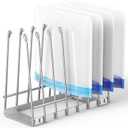 Bag Drying Rack Organizer, Foldable Metal Stand for Reusable Ziplock & Silicone Storage Bags, Rustproof Kitchen DryerSilver
