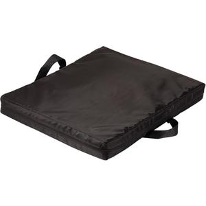 DMI Reversible Gel Foam Comfort Seat Cushion for Soft and Firm Support on Standard Chairs, Office Chairs and Wheelchairs, Removable Waterproof Oxford Nylon Cover, 16 x 18 x 2 Inches, Black