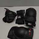 Triple Eight Saver Series Pad Set with Kneesavers, Elbowsavers and Wristsavers, Large (Black)