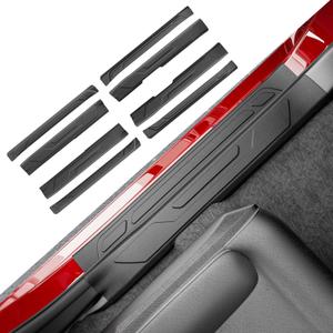 Door Sill Protector Compatible with 2022-2026 Toyota Tundra Car Threshold Protector TPE Car Door Entry Guard Replacement for 2022-2026 Toyota Tundra Accessories