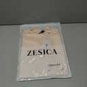 ZESICA Women's Lace Short Sleeve Fitted Tops 2026 Summer Crewneck Casual Basic Tees Tops Going Out Fashion Outfits Apricot Medium