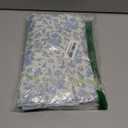 Quilted Bible Cover with Bow, 12.6x10.6in Polyester Blue Flower Pattern Bible Book Sleeve Carrying Case Protector for Women Girls Christian Gifts