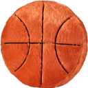 18'Basketball Plush Pillow Fluffy Durable Stuffed Football Throw Pillow Ball Sports,Ball Pillow Soft Durable Sports Toy Sofa Room Decoration Soft Sports Toy Gift (Orange)