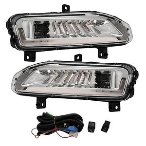 Nioboee LED Fog Lights for 2022-2025 Frontier S SV / 2017-2021 Rogue / 2020-2025 Versa Clear Lens Fog Lamps 1 Pair w/Switch and Wiring Harness