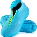 HTHOY&GOWY Shoe Covers Waterproof Silicone Rain Overshoes for Kids Men and Women M
