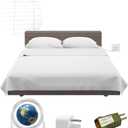 Grounding Sheet, 90% Organic Cotton + 10% Pure Silver Organic Fitted Grounded Sheet for Improved Sleep