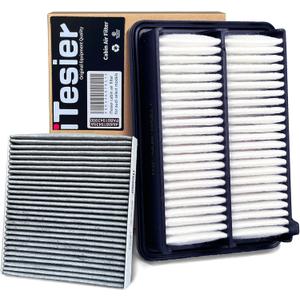 Engine Cabin Air Filter Kit for CRV Hybrid (2023-2025), Accord Hybrid (2023-2025), Civic Hybrid (2025), Replaces 17220-6MA-J01, 80292-TF0-G01 (Only for 2.0L Hybrid)