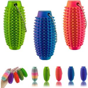 2 x 3Pcs Upgrade Little Ouchies Pain Stim Fidget, Pocket Mini Fidget Toy for Adults,3D Printed Fidget Toys Anxiety Relief Items, Anxiety Relief Items Pain Stim Bumpy Fidget Novelty Gift Bags for Kids