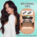 Benehair 100% Remy Human Hair Toppers for Women, 9 * 12CM Silk Base Hairpieces With Bangs 150% Density for Thinning Hair Chocolate Brown 10 Inch