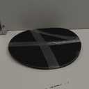 PATIKIL 12 Inch Diameter Lamp Base Felt, 5Pack 2mm Thickness Round Soft Adhesive Non-Slip Anti-Scratch Backed Felt for Lamp Furniture DIY Craft, Black