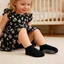 Baby Non Slip Ankle Socks with Grippers for 0 Months-10 Years Old Walking Socks