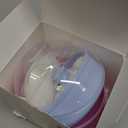 Arroyner 2Pcs Baby Body Cosmetic Powder Puff Body Powder Puff and Container Case (Pink and Blue) (2pcs)