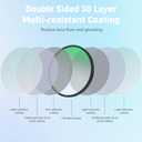 67mm CPL Circular Polarizing Filter, 30-Layer Multi-Resistant Nano Coated Variable Polarizer Filter with HD Optics Glass, Ultra Slim Frame, Reduce Glare, Enhance Contrast, Reduce Reflection