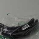 Carbon Fiber Steering Wheel Covers 3 Piece Clip on Steering Wheel Cover (Black) (Standard Size[14"1/2-15"])