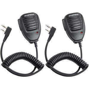 BAOFENG Accessories Walkie Talkies Speaker MIC for Baofeng UV-5R Mini 5RM 5RHPRO BF-F8HP Pro UV-32 DM-32 GM21 UV-5G Plus K5PLUS AR-152 UV-82 UV-21R UV-K5 TD-H8 TD-H3 Ham GMRS Radio Two Way Radio mic