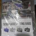 Windyun 4 Pack 57 Gallon Extra Large Storage Bags XXL Moving Bags with Zipper Handles Heavy Duty Jumbo Big Tote Box for Christmas Tree Storage 4, 5, 7.5, 9, 10, 12 ft Skeleton College Dorm(Silver) 