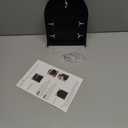 Moxweyeni 6 1/4 Inch by 8 Inch Mailbox Door Replacement  Black Metal Snap-in Door  Mailbox Cover with Magnetic Closure  Durable Mail Box Repair Kit for Brick Mail Box Rusted Standard