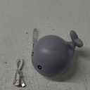 Toddla Whale Bath Toy Sprinkler - Light Up Bath Toys for Kids Ages 1-3 | Infant Baby Toys 6-12-18 Months | Toddler Bathtub Pool Water Table Toys | 1 2 3 Year Boys Girls Gifts | 1st Birthday Gifts (Grey)
