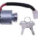 66101-55200 Starter Ignition Key Switch Compatible with Kubota TG1860G ZD18 ZD21 ZD28 ZD18F ZD21F ZD28F TG1860 BX1500 BX1800 BX1830 BX22D BX2200 BX23D BX2230