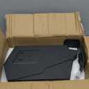 Urban Deco Gun Safe for Handgun Drop Down,Quick Access Pistol Safe Mounted Single Biometric Safes For Nightstand, Desk, Bedside,Vehicle Handgun Safe Auto Open - With Fingerprint, Pin Code, Key Access