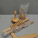 Wood Therapy Massage Tools 5-in-1 Lymphatic Drainage Massager Maderoterapia Kit Wooden Massager Body Sculpting Tools for Muscle Pain Relief, Anti-Cellulite, Body Contouring and Shaping